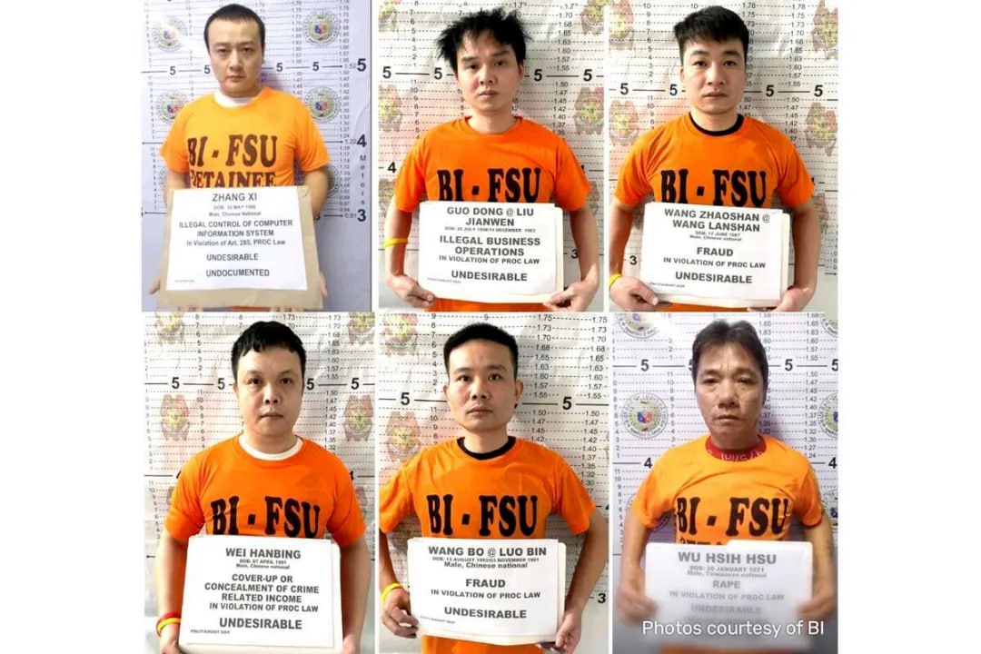 6名中国通缉要犯，在菲被捕！