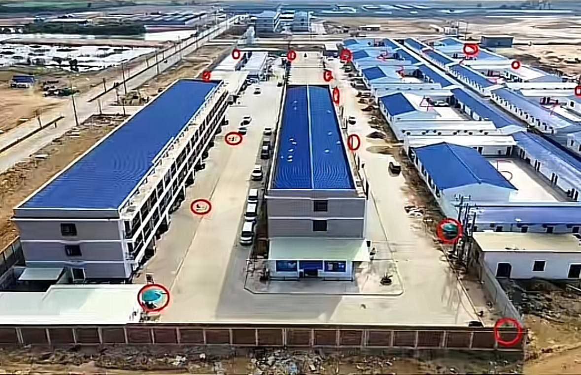 柬埔寨波贝新城7号园区，又叫宝龙4，这应该是整个柬埔寨最黑的园区了吧。